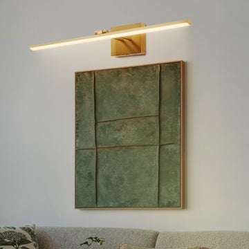 Santino 28" Modern Minimalist Swivel Integrated Dimmable LED Rechargeable Picture Light with Touch Sensor - JONATHAN Y